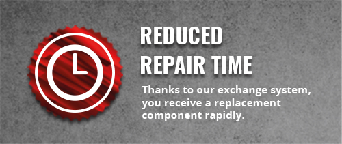 Reduced repair time